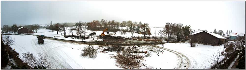 Sanierung Feuerwehrweiher in Lohn